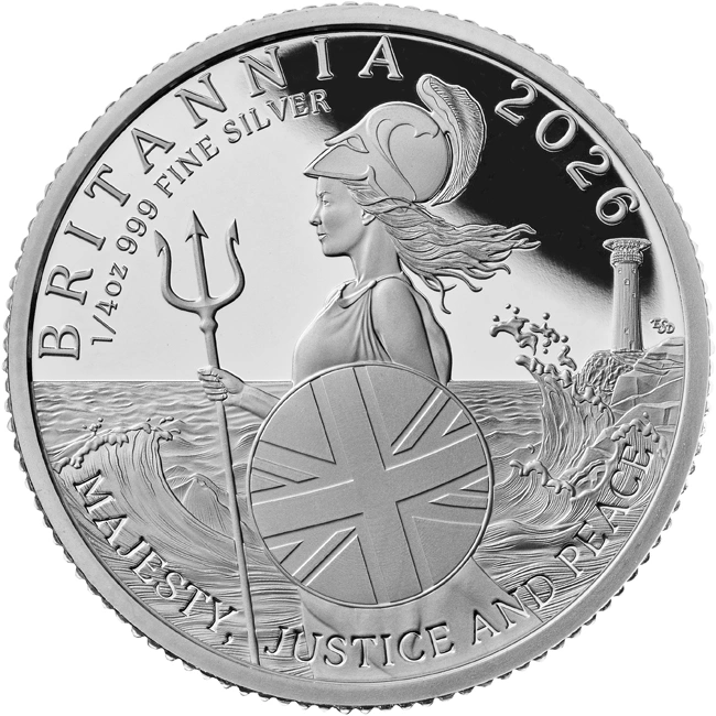 Großbritannien - 3,85 GBP Britannia 6 Coin Set 2026 - Silber PP