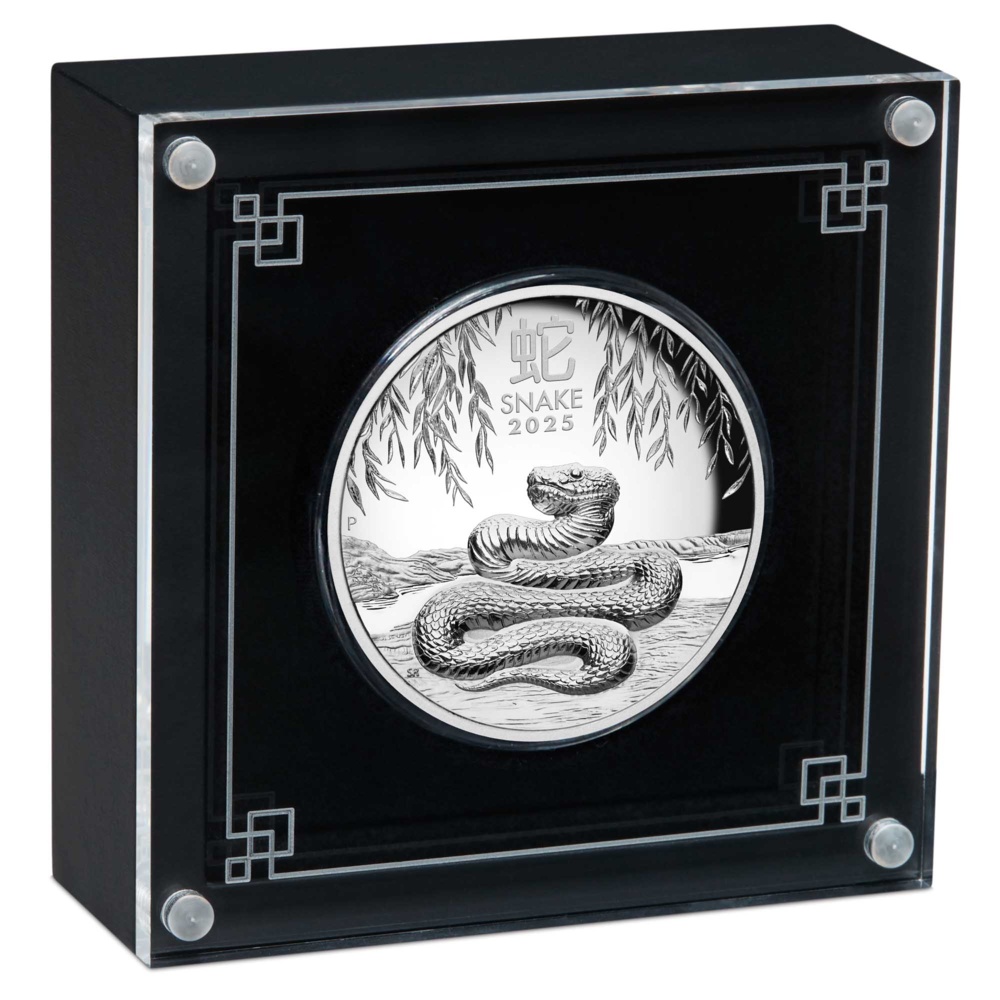 Silver coin Year of the Snake 5 Oz 2025 - LUNAR SERIES III. High Relief