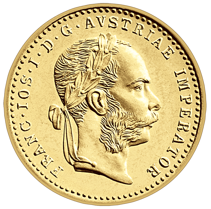 Goldmünze 1-Dukát von Franz Joseph I. 1915 (Neuprägung)