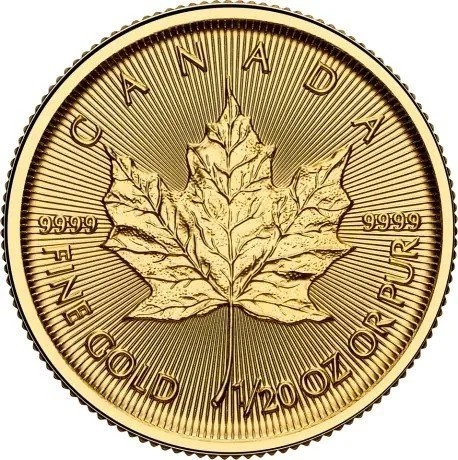 Zlatá mince Maple Leaf 1/20 Oz 2025