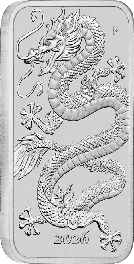 1 ounce silver coin Perth Mint Dragon 2026