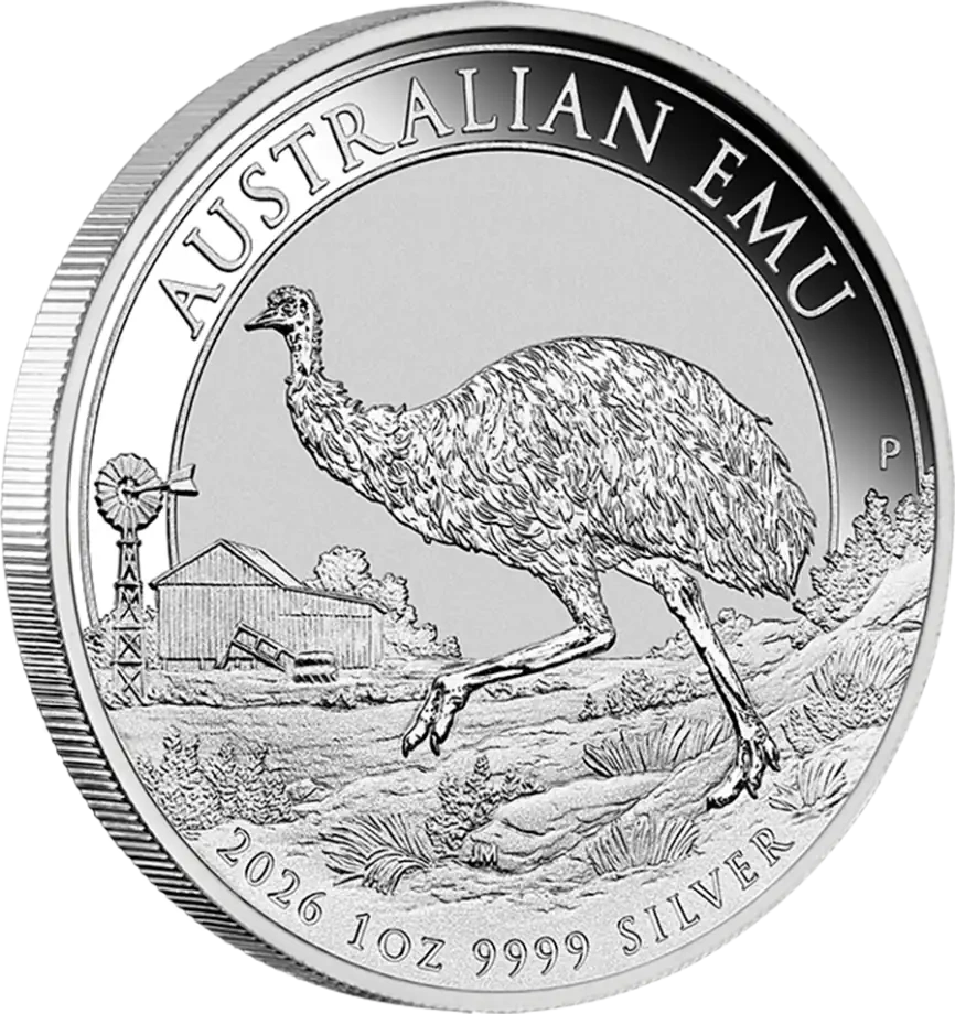 Australian Emu 2026 1oz Silver Bullion Coin