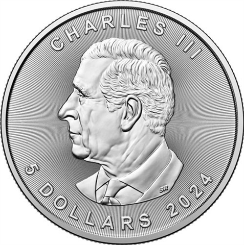 Maple Leaf 1 Oz Silver Coin 2025
