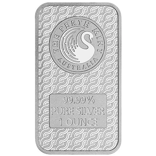 1 ounce silver bar Perth Mint Lunar Dragon