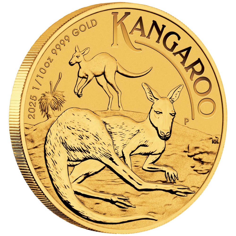 Kangaroo 1/10 Oz 2025 Gold Coin