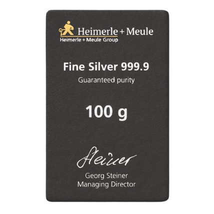 Heimerle + Meule Anlagesilberbarren 100g