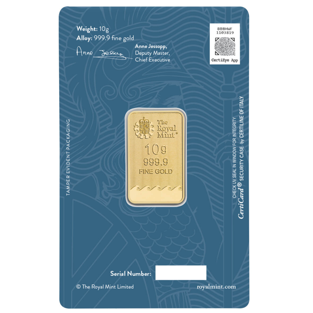 Britannia Investment Goldbarren 10 g