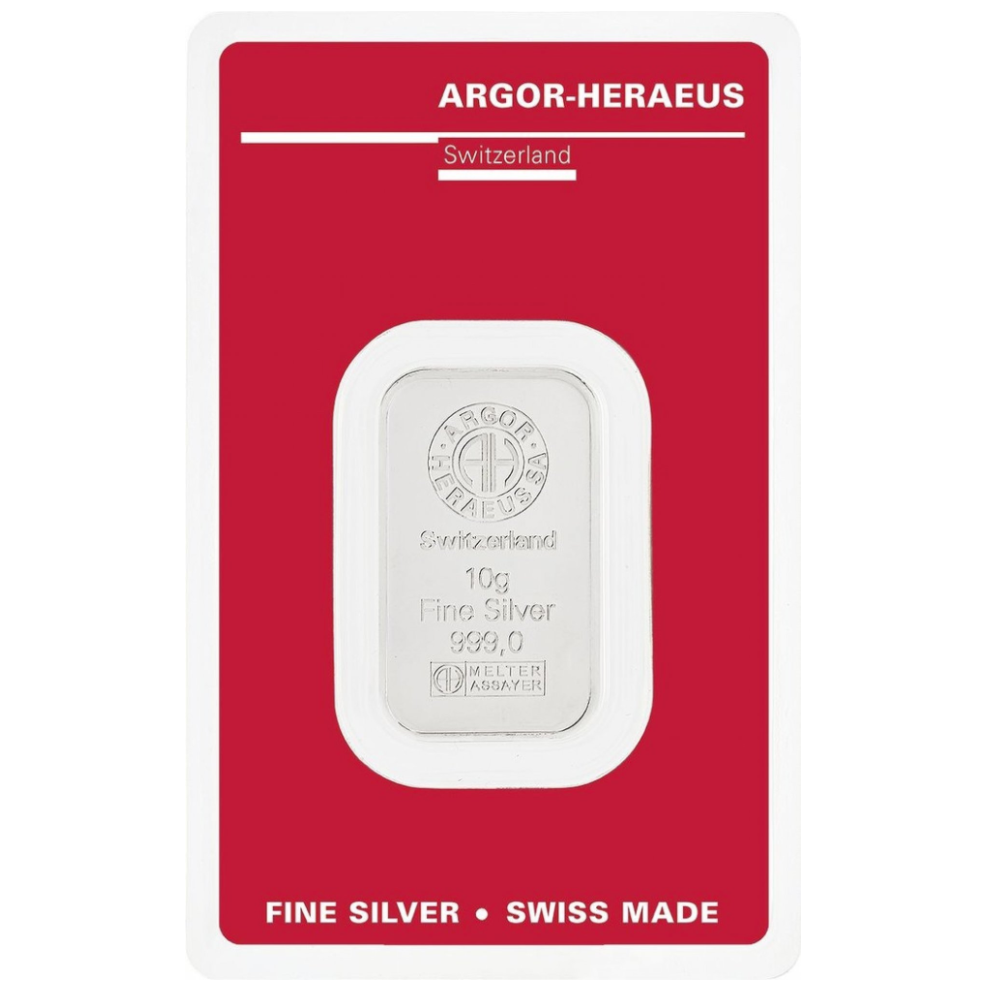 Argor Heraeus Investment Silver Bar 10g