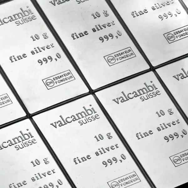 Valcambi 10 x 10 g Silber CombiBar™