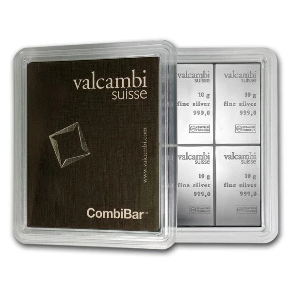 Valcambi 10 x 10 g Silber CombiBar™