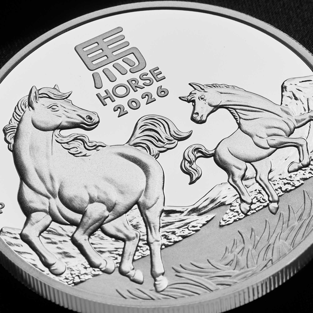 Silver Proof Coin Australian Lunar Series III 2026 Year of the Horse 1 oz
