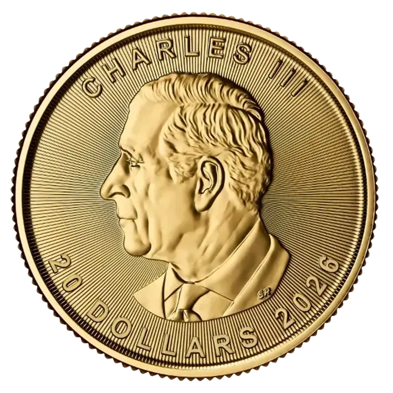 2026 Maple Leaf 1/2 Oz Gold Coin