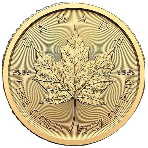 2026 Maple Leaf 1/2 Oz Gold Coin