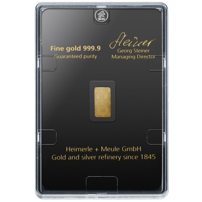 Heimerle + Meule Anlagegoldbarren 2,5 g