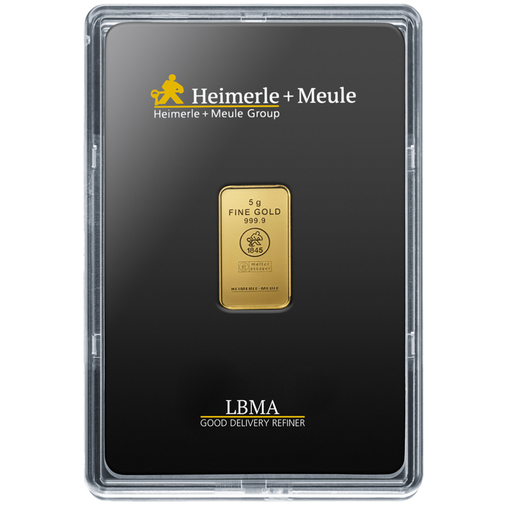 Heimerle + Meule Investiční zlatý slitek 5g
