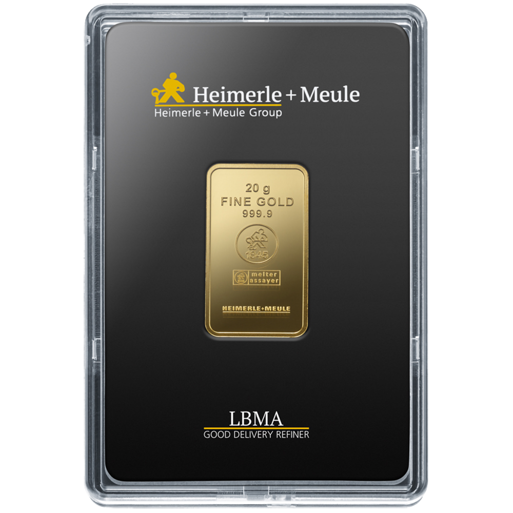 Heimerle + Meule Investiční zlatý slitek 20g