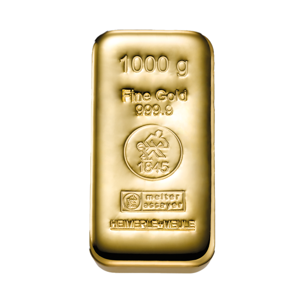 Heimerle + Meule Investiční zlatý slitek 1000g