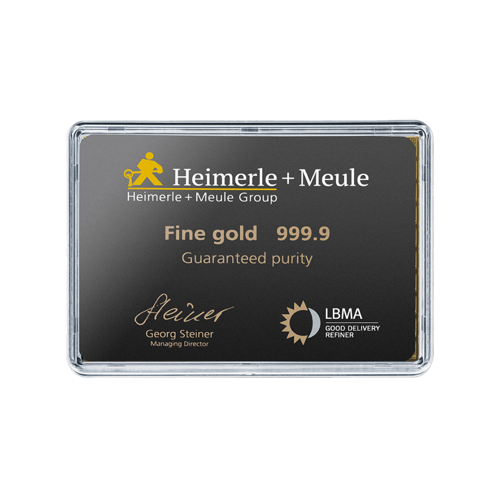 Heimerle + Meule Investiční zlatý slitek 100g - BOX