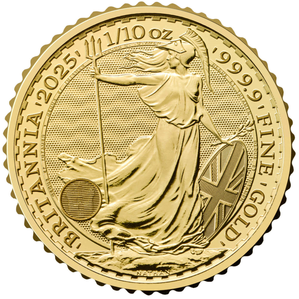 Britannia 1/10 Oz 2025 Gold Coin
