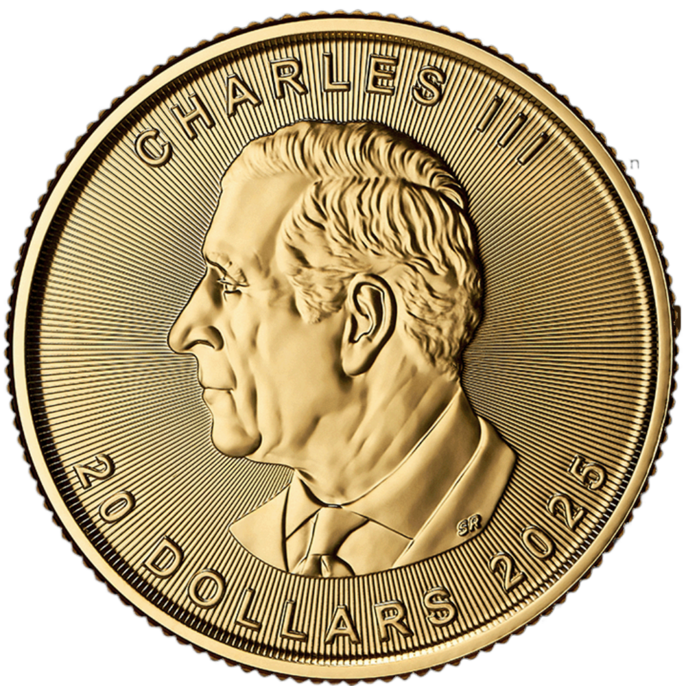 2025 Maple Leaf 1/2 Oz Gold Coin