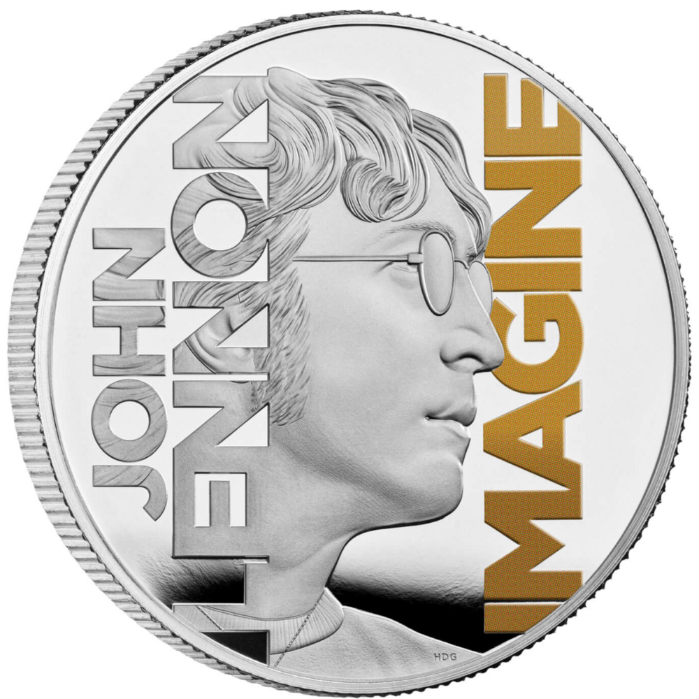 John Lennon 1 Oz 2025 Proof Silver Coin