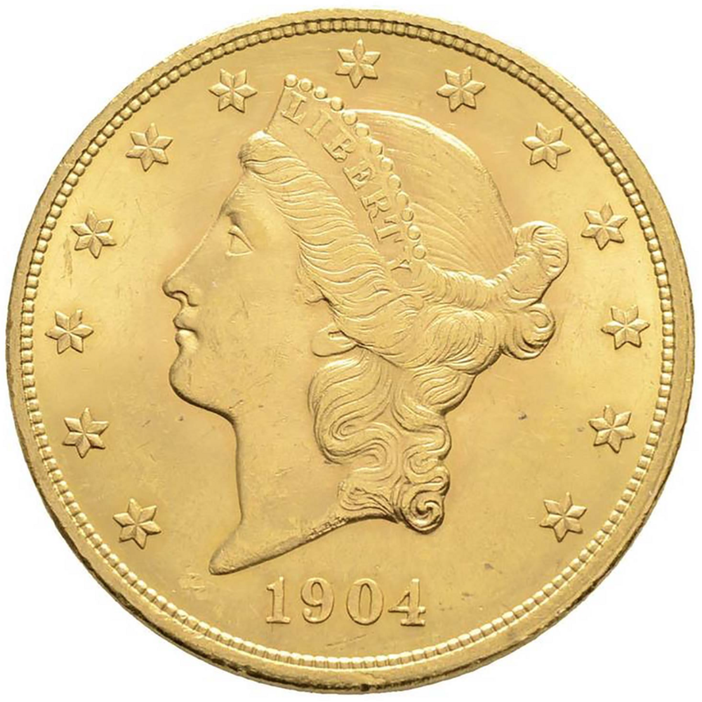 Zlatá mince 20 Dollar American Double Eagle Liberty Head - 30,1 g