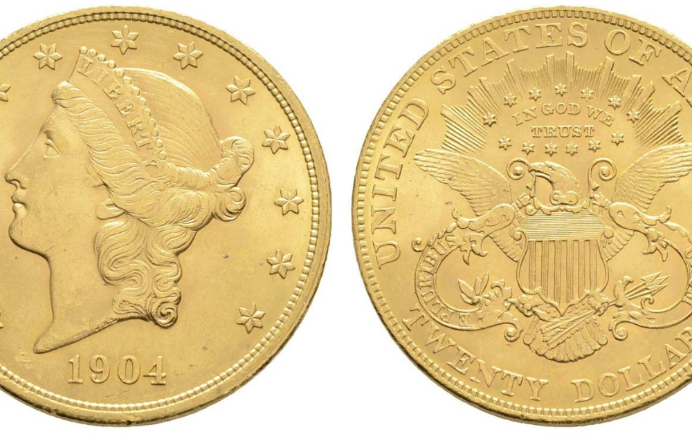 Zlatá mince 20 Dollar American Double Eagle Liberty Head - 30,1 g