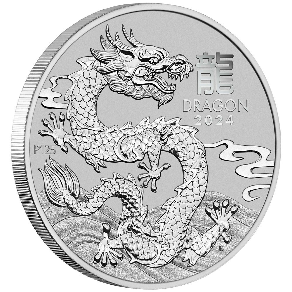 Platinová mince Rok Draka 1 Oz 2024 - LUNÁRNÍ SÉRIE III.