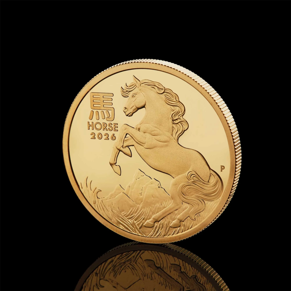 Gold Proof Coin Australian Lunar Series III 2026 Year of the Horse 1/4oz