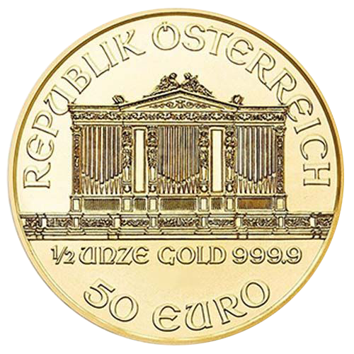 Wiener Philharmoniker 1/2 Oz Gold Coin