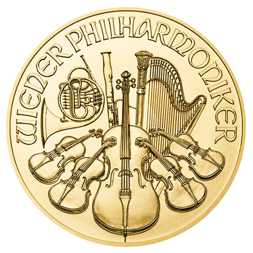 Zlatá mince Wiener Philharmoniker 1/25 Oz