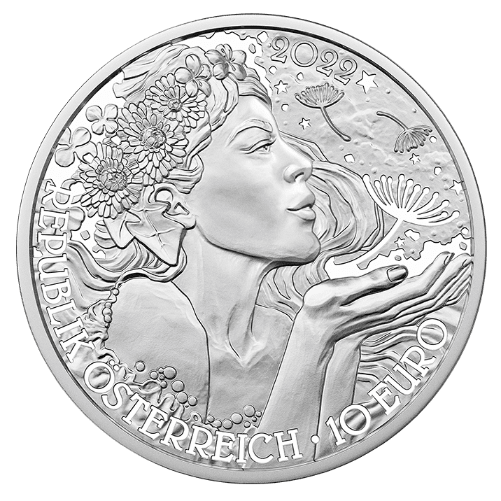 Dandelion Silver Coin 1/2 oz Proof 2022