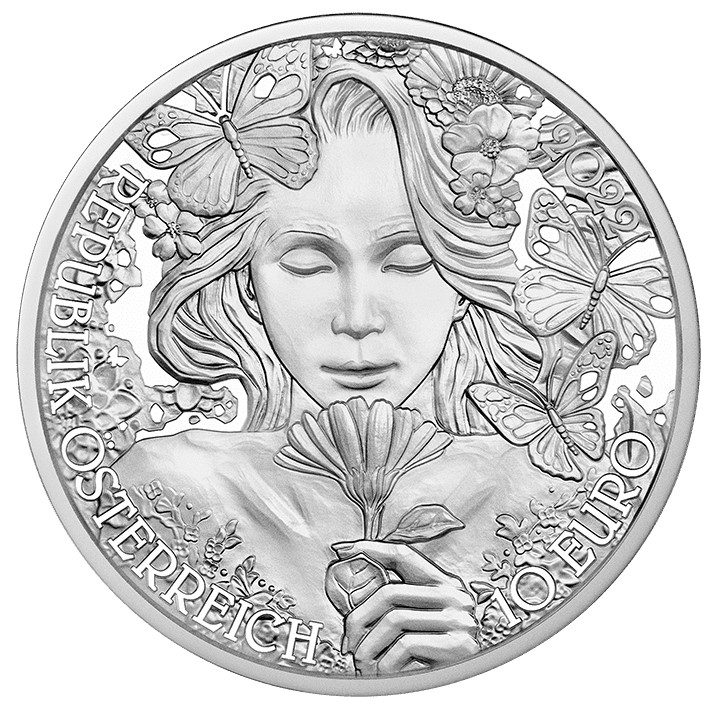 1/2 oz Proof 2022 Moonstone Silver Coin