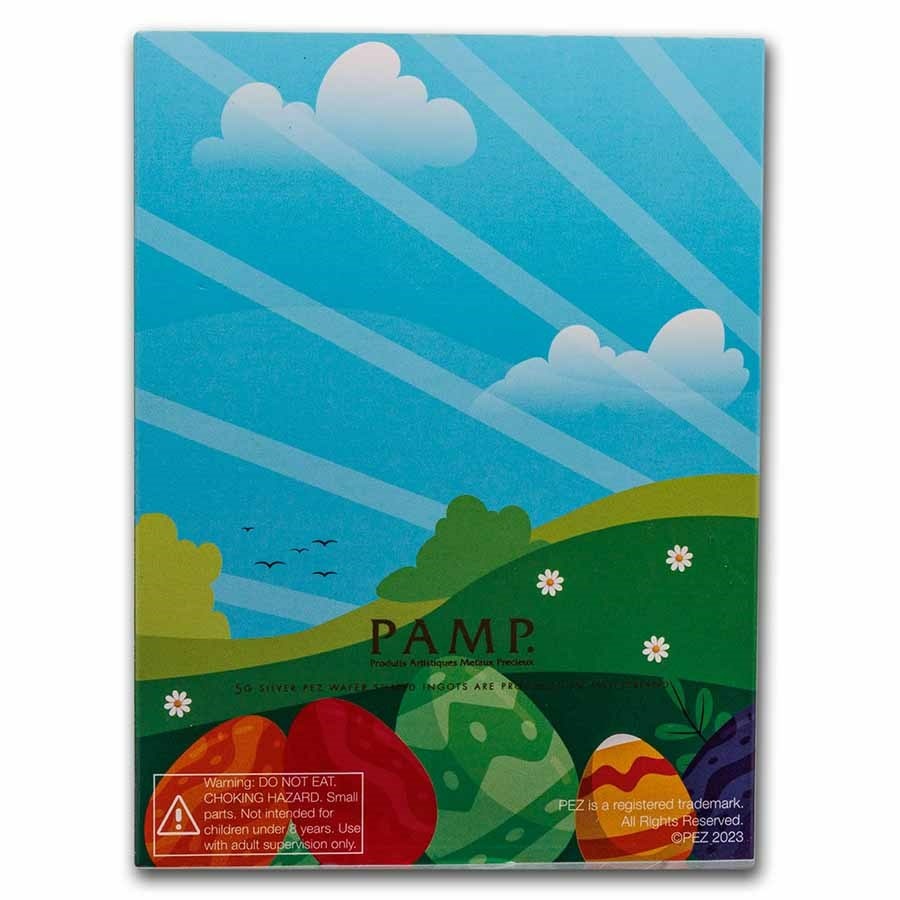 PAMP PEZ® Spring Bunny Silver Wafers & Dispenser dárkový set 30 g