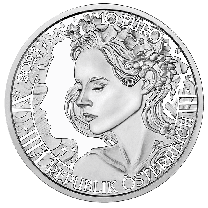 Vergissmeinnicht 1/2 oz Proof Silbermünze 2023