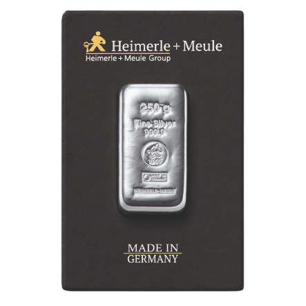 Heimerle + Meule Anlagesilberbarren 250g