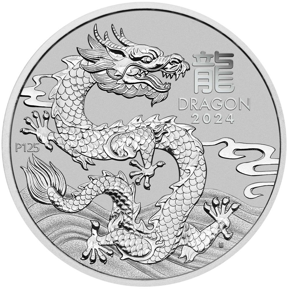 Platinová mince Rok Draka 1 Oz 2024 - LUNÁRNÍ SÉRIE III.