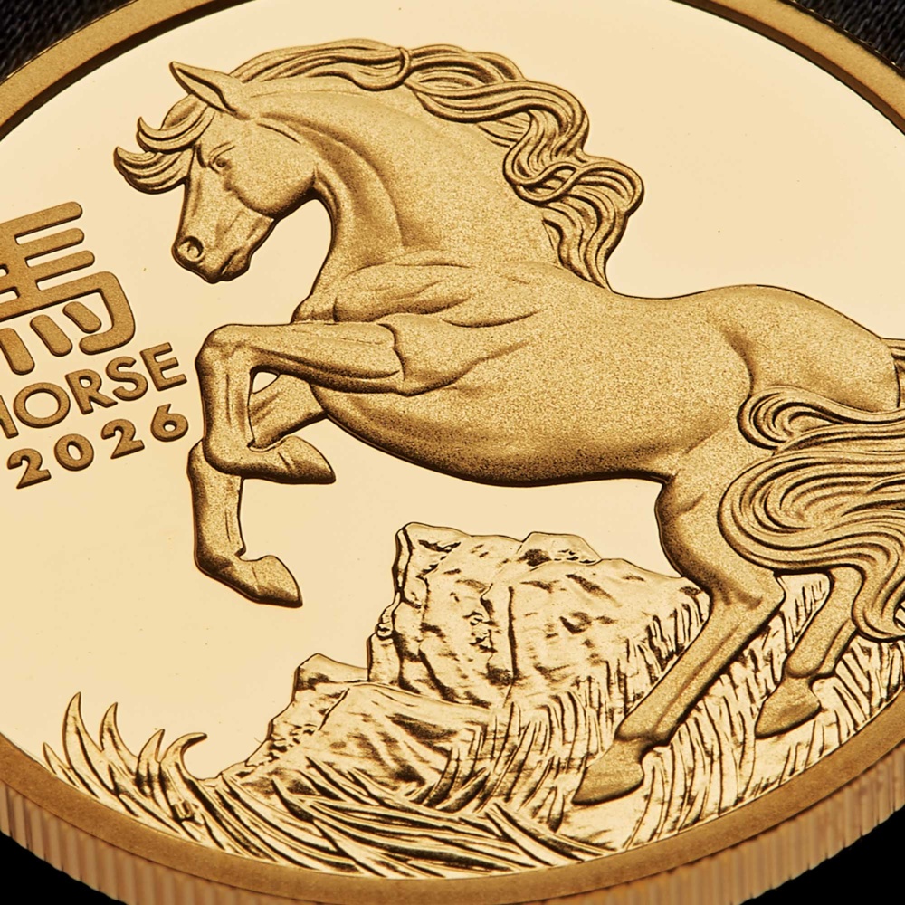 Gold Proof Coin Australian Lunar Series III 2026 Year of the Horse 1oz