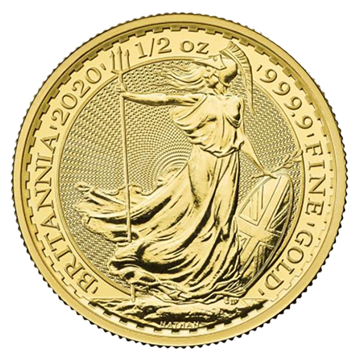 Britannia 1/2 Oz Gold Coin