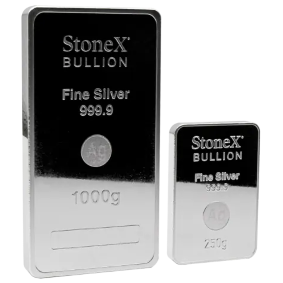 StoneX Bullion 250 g Silber-Anlagemünze