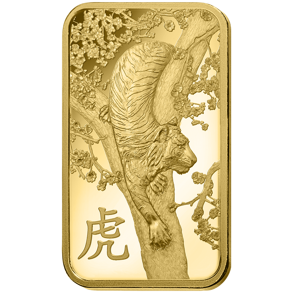 PAMP Year of the Tiger 2022 5 g gold bar
