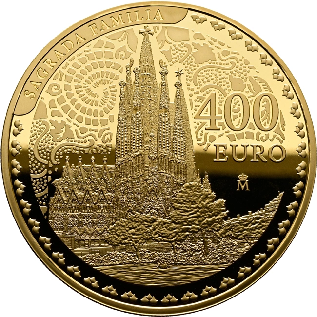 Sagrada Familia Gold Coin - The Year of Gaudí 27 g 2026