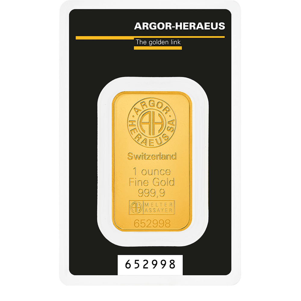 Argor Heraeus Investiční zlatý slitek 31,1g