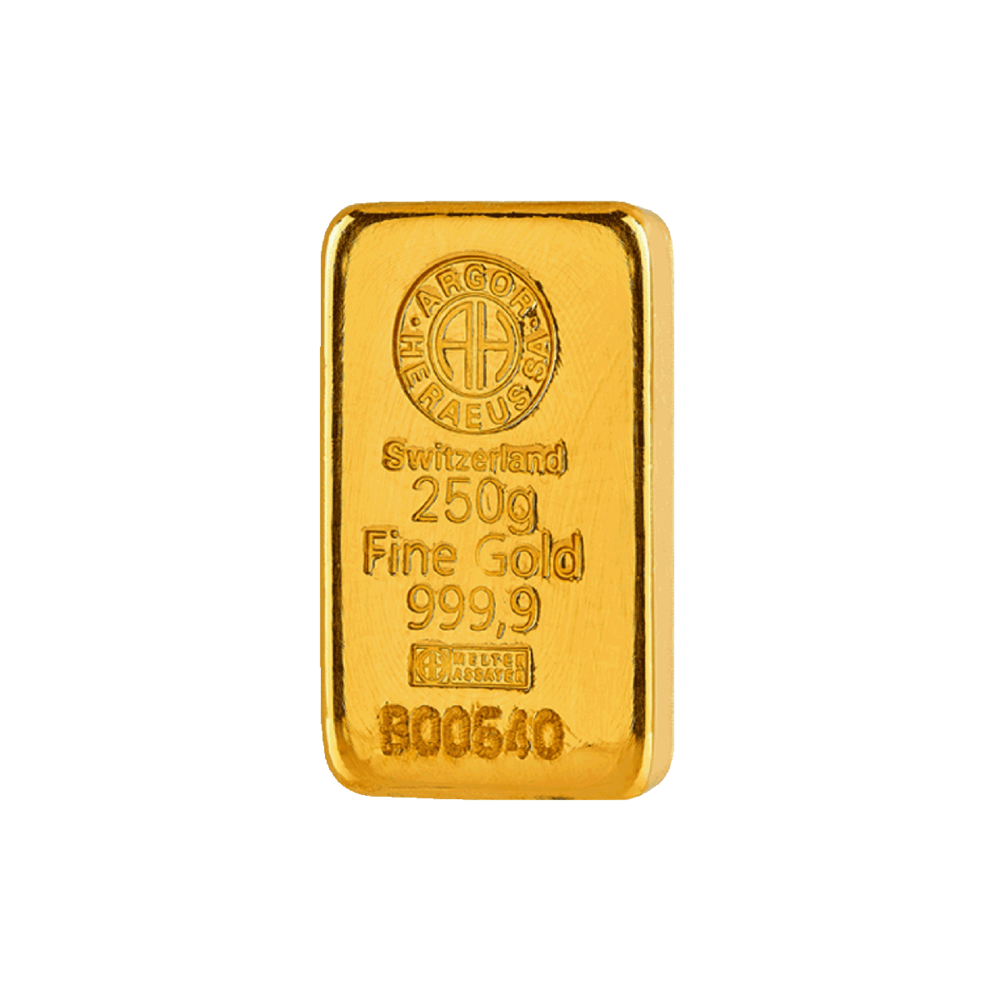 Argor Heraeus Investiční zlatý slitek 250g