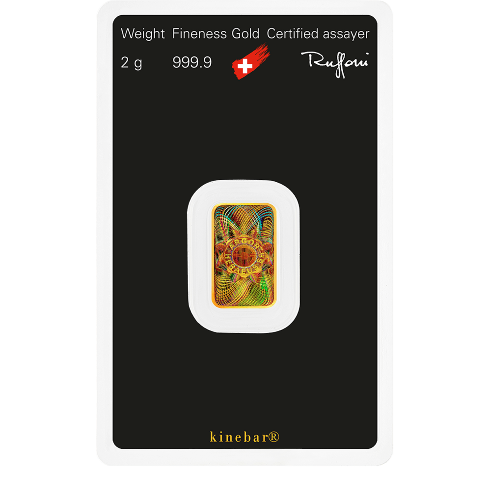 Argor Heraeus Kinebar Investment gold bar 2g