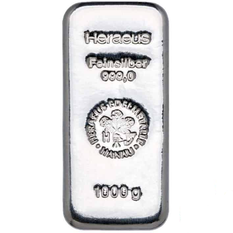 Heraeus Investment-Silberbarren 1000 g