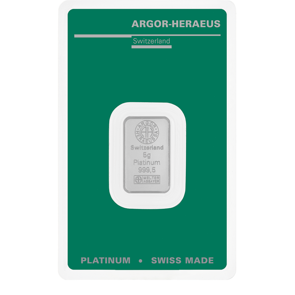Argor Heraeus Investment Platinum Bar 5g