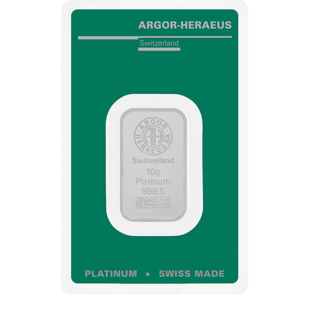 Argor Heraeus Investment Platinum Bar 10g