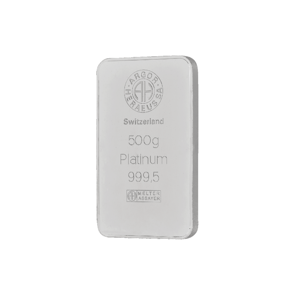 Argor Heraeus Investment Platinum Bar 500g
