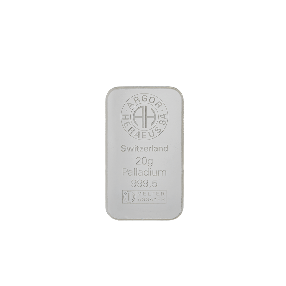 Argor Heraeus Investment Palladiumbarren 20g